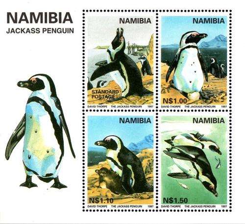 Namibia - 1997 Jackass Penguin MS MNH SACC 178