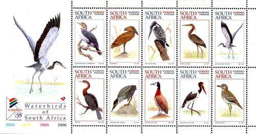 South Africa - 1997 Waterbirds Sheet MNH SACC 1043