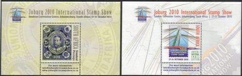 South Africa - 2009 Joburg Int Stamp Show MS Set MNH SACC 1972-1973