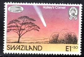 Swaziland - 1986 Halley's Comet MNH SG 499