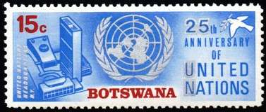 Botswana - 1970 25th Anniversary of UN MNH SG 270