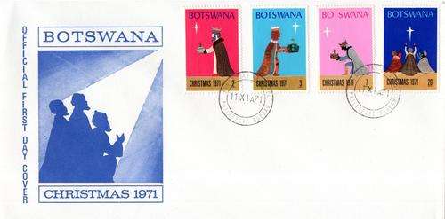 Botswana - 1971 Christmas FDC