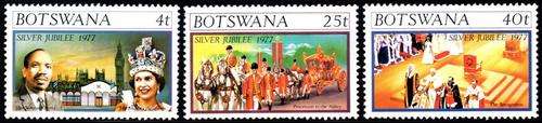 Botswana - 1977 Silver Jubilee Set MNH SG 391-393