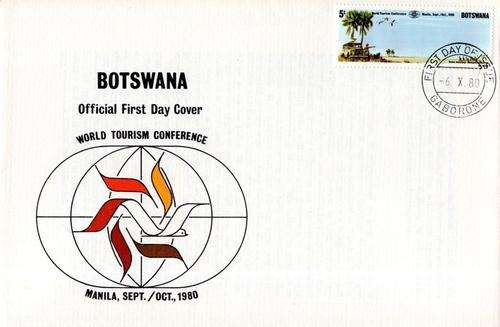 Botswana - 1980 World Tourism Conference FDC