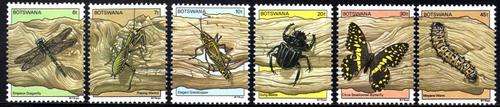 Botswana - 1981 Insects Set MNH SG 479-484