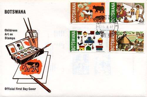 Botswana - 1982 Children's Art FDC