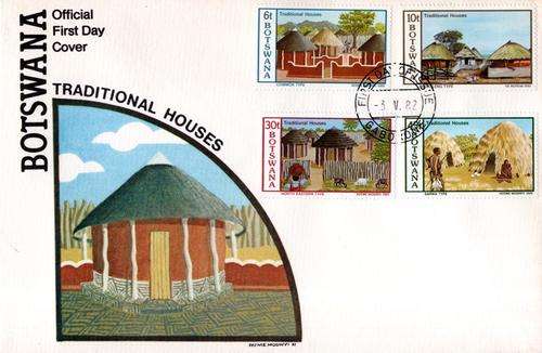 Botswana - 1982 Traditional Houses FDC
