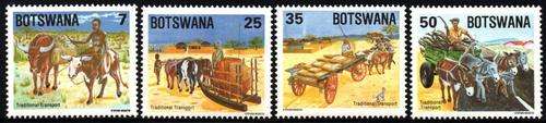 Botswana - 1984 Traditional Transport Set MNH SG 558-561