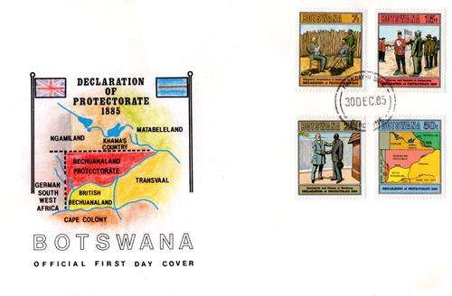 Botswana - 1985 Centenary of Protectorate FDC