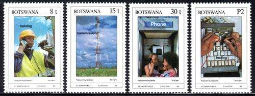 Botswana - 1990 Stamp World London 90 Set MNH SG 693-696