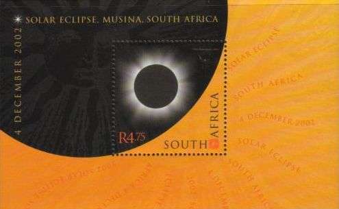 South Africa - 2002 Solar Eclipse MS MNH SACC 1528