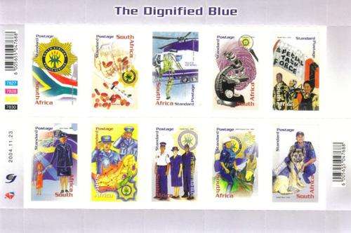 South Africa - 2004 SA Police Sheet MNH SACC 1691