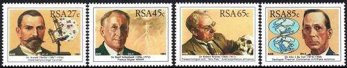 South Africa - 1991 SA Scientists Set MNH SACC 753-756
