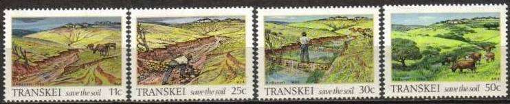 Transkei - 1985 Soil Conservation Set MNH SACC 164-167