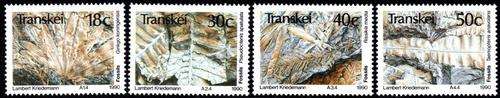 Transkei - 1990 Fossils Set MNH SACC 248-251