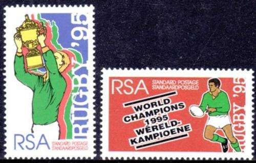 South Africa - 1995 Rugby World Cup Champions Set MNH SACC 903-904
