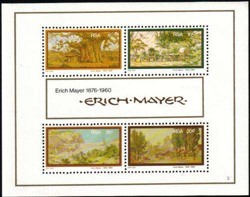 South Africa - 1976 Erich Mayer MS MNH SACC 401-404