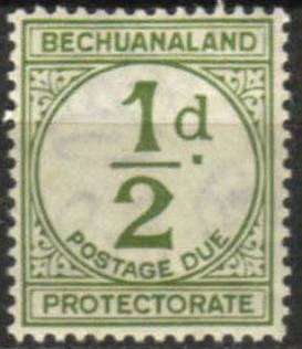 Bechuanaland Protectorate - 1932 Postage Due 1/2d MNH SACC 4