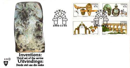 Venda - 1993 Inventions (3rd series) FDC 2.32