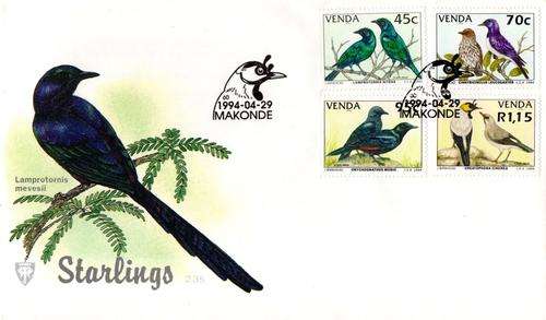 Venda - 1994 Starlings FDC 2.35