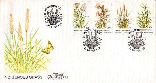 Bophuthatswana - 1984 Indigenous Grasses (2nd series) FDC 1.28