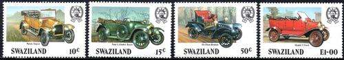 Swaziland - 1985 Century of Motoring Set MNH SG 491-494