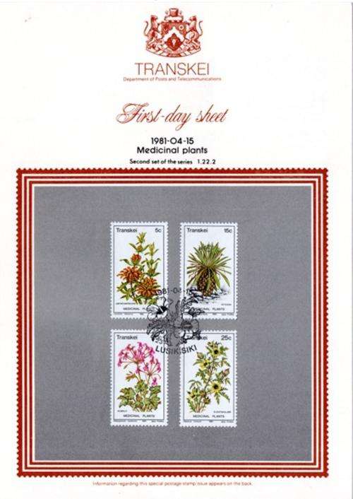 Transkei - 1981 Medicinal Plants (2nd series) FDS 1.22.2