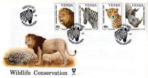 Venda - 1990 Wildlife Conservation FDC 2.17