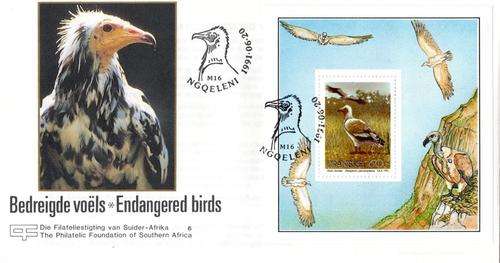 Transkei - 1991 Endangered Birds Philatelic Foundation MS FDC T6