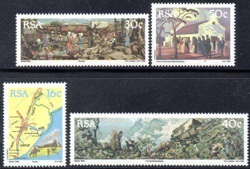 South Africa - 1988 150th Anniv of Great Trek Set MNH SACC 687-690