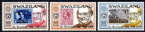 Swaziland - 1979 Sir Rowland Hill Set MNH SG 323-325