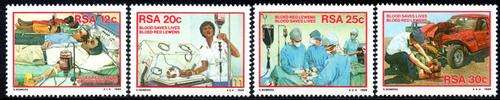 South Africa - 1986 Donate Blood Set MNH SACC 600-603