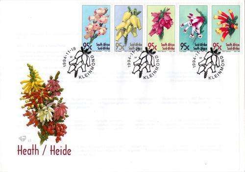 South Africa - 1994 Heathers FDC 6.7
