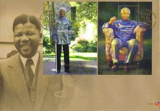 South Africa - 2008 Nelson Mandela 90th Birthday FDC 7.130