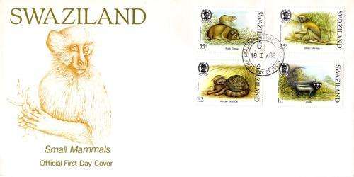 Swaziland - 1989 Small Mammals FDC