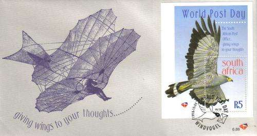 South Africa - 1998 World Post Day [ Eagle ] FDC 6.86