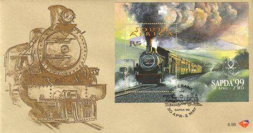 South Africa - 1999 SAPDA Train FDC 6.98