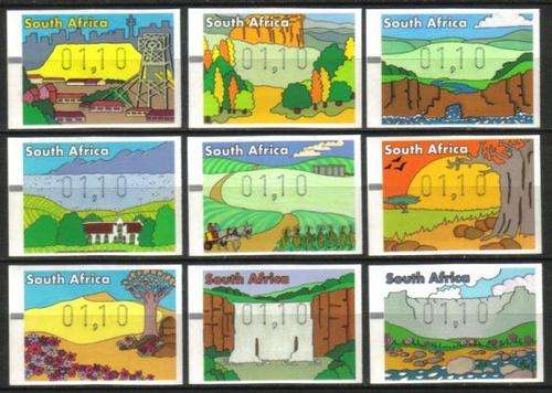 South Africa - 1998 Frama Labels Set MNH SACC 1147-1155 (1139-1147)