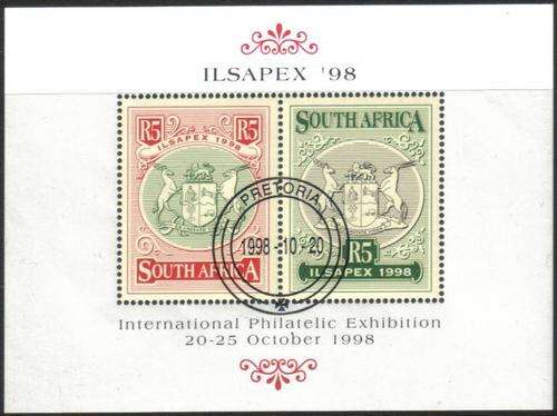 South Africa - 1998 ILSAPEX MS Used SACC 1156 (1169)