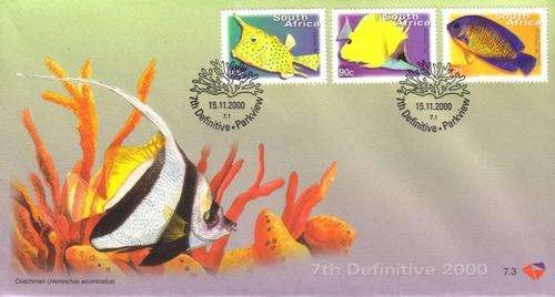 South Africa - 2000 7th Definitive Fish FDC 7.3