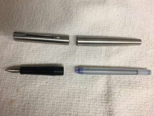 Parker Fountain Pen ¿ Silver Nib