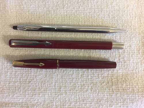 Parker Fountain Pens and Cross Pencil