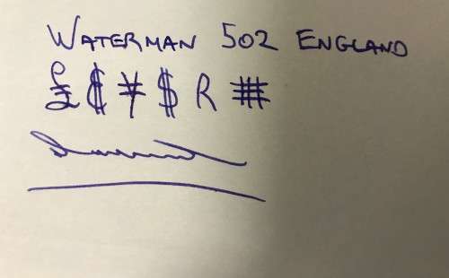 Waterman Fountain Pen ¿ Gold Nib