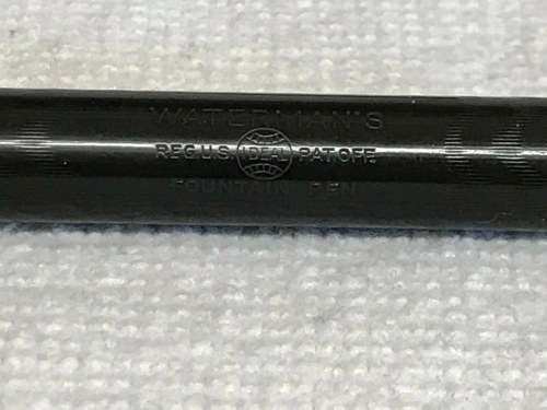 Pen Waterman's 52 Lever Filler USA 14ct Gold Ideal Nib