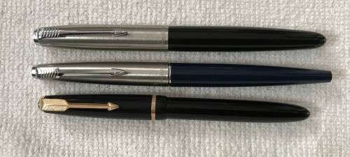 Pen 3 x Parker Fountain Pens