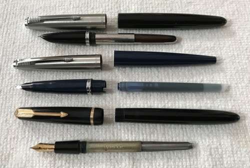 Pen 3 x Parker Fountain Pens