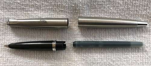 Pen Parker 45 Flighter Fountain Pen Stainless Steel Nib