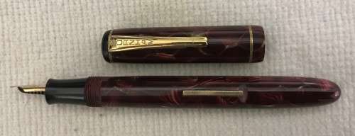 Pen Burnham B59 England 14ct Gold Nib