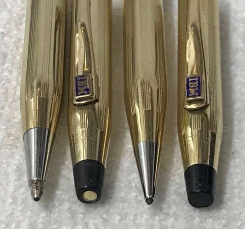 Pen / Pencil Set Cross 1/20 12ct Gold Filled USA