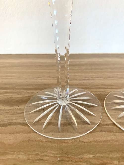 Ajka crystal multicoloured wine glass set of 5